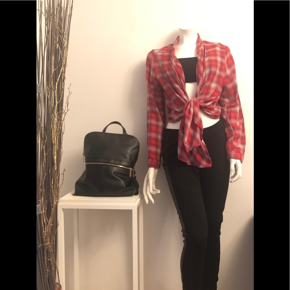 Plaid Top